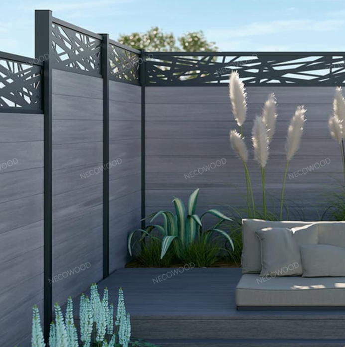 NECOWOOD Melancarkan Papan Pagar Plastik Kayu WPC untuk Menyokong Bahan Binaan Mampan Di Seluruh Dunia