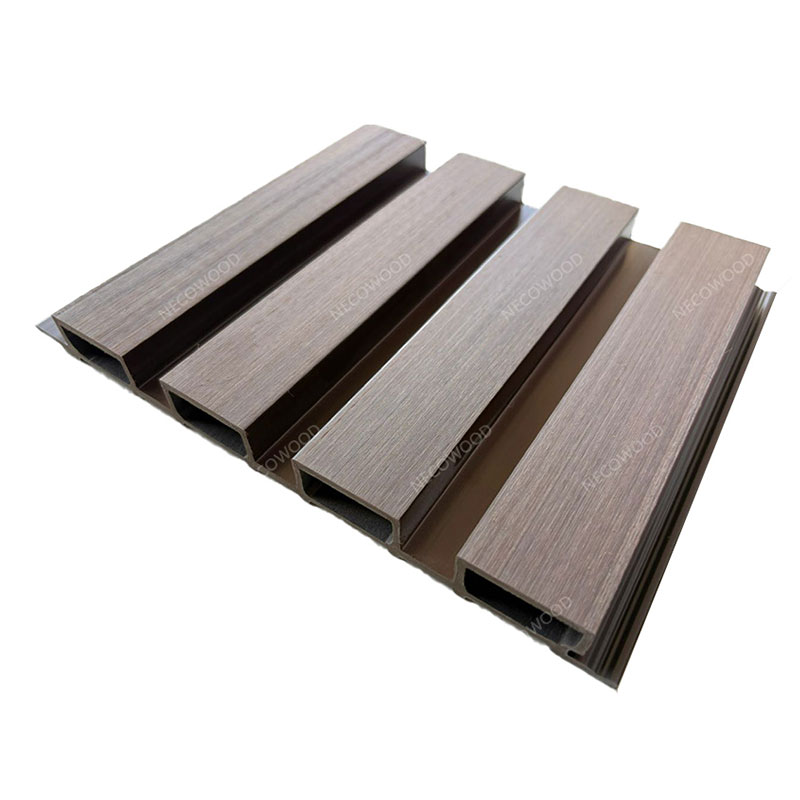 Hiasan Taman Bahagian Eksterior WPC Grooved Cladding