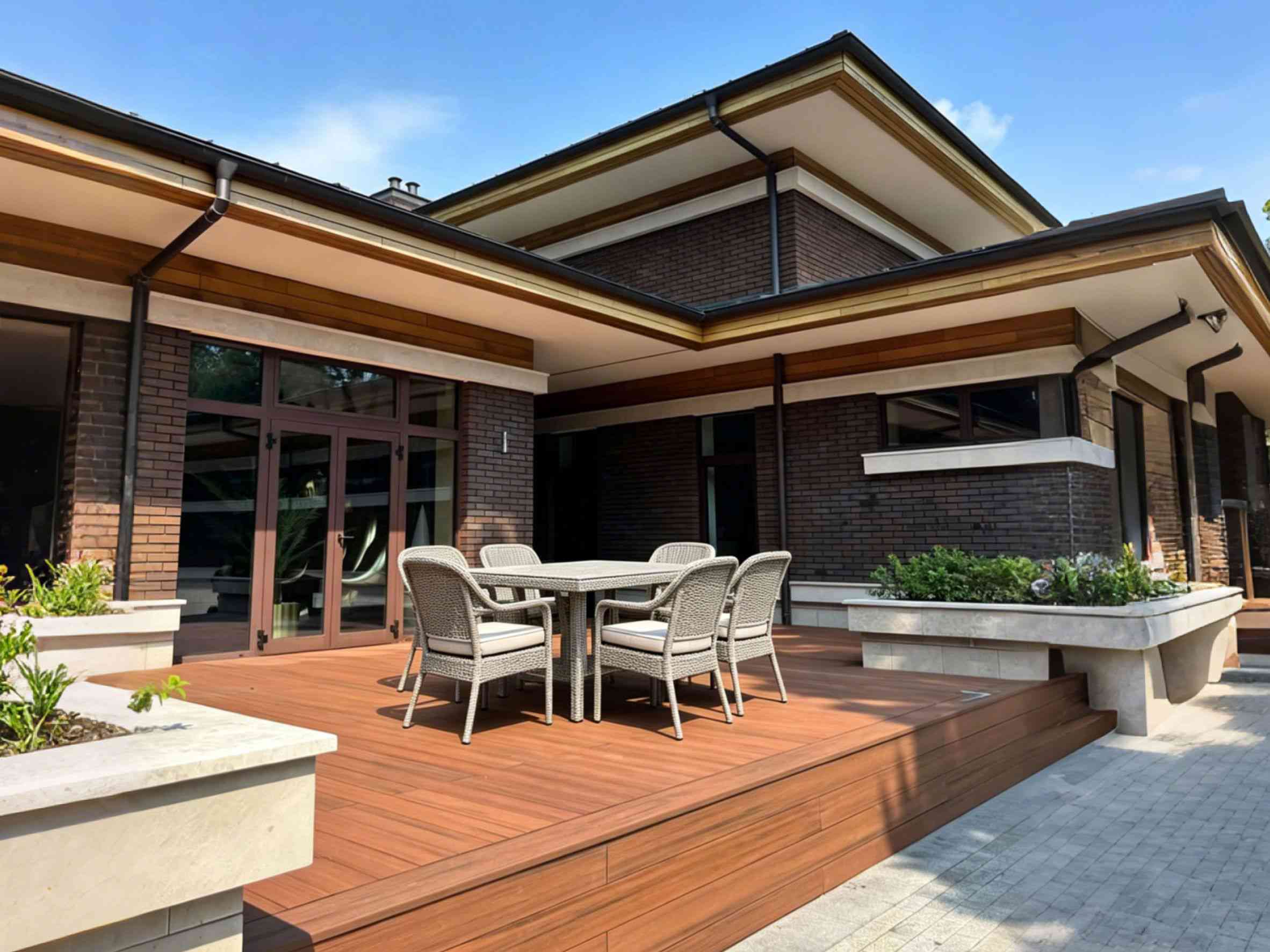 Overview of Necowood WPC installations across extreme climates – hero collage