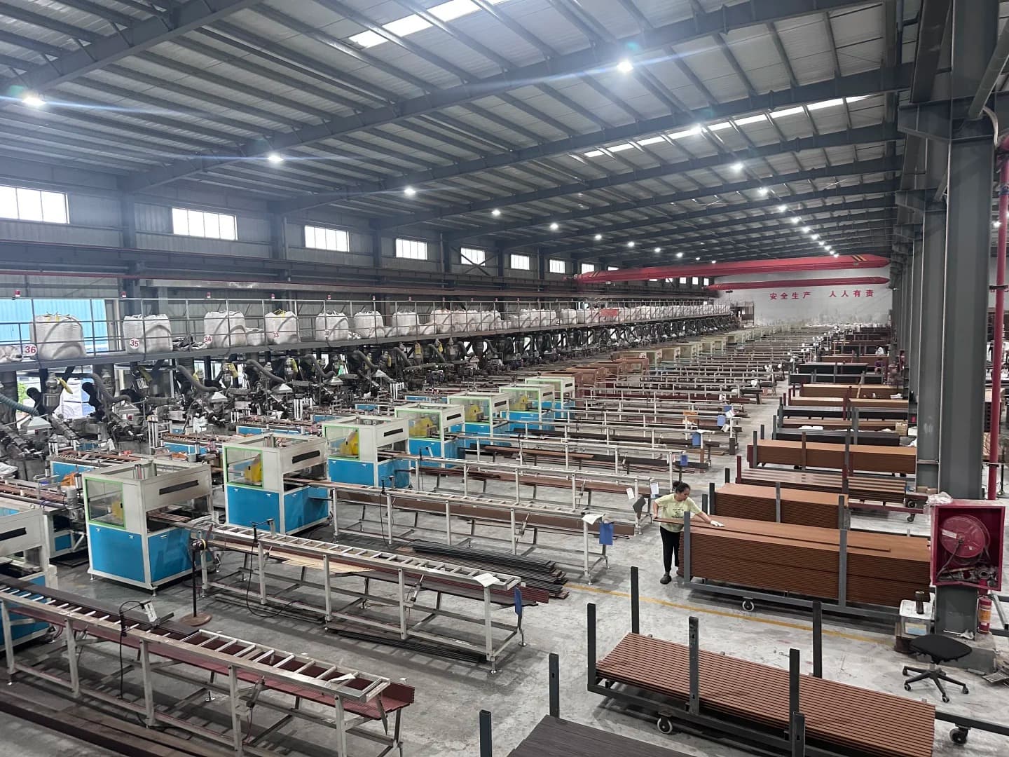 NECOWOOD finished goods warehouse in Changping Dongguan ready for export to Malaysia Indonesia