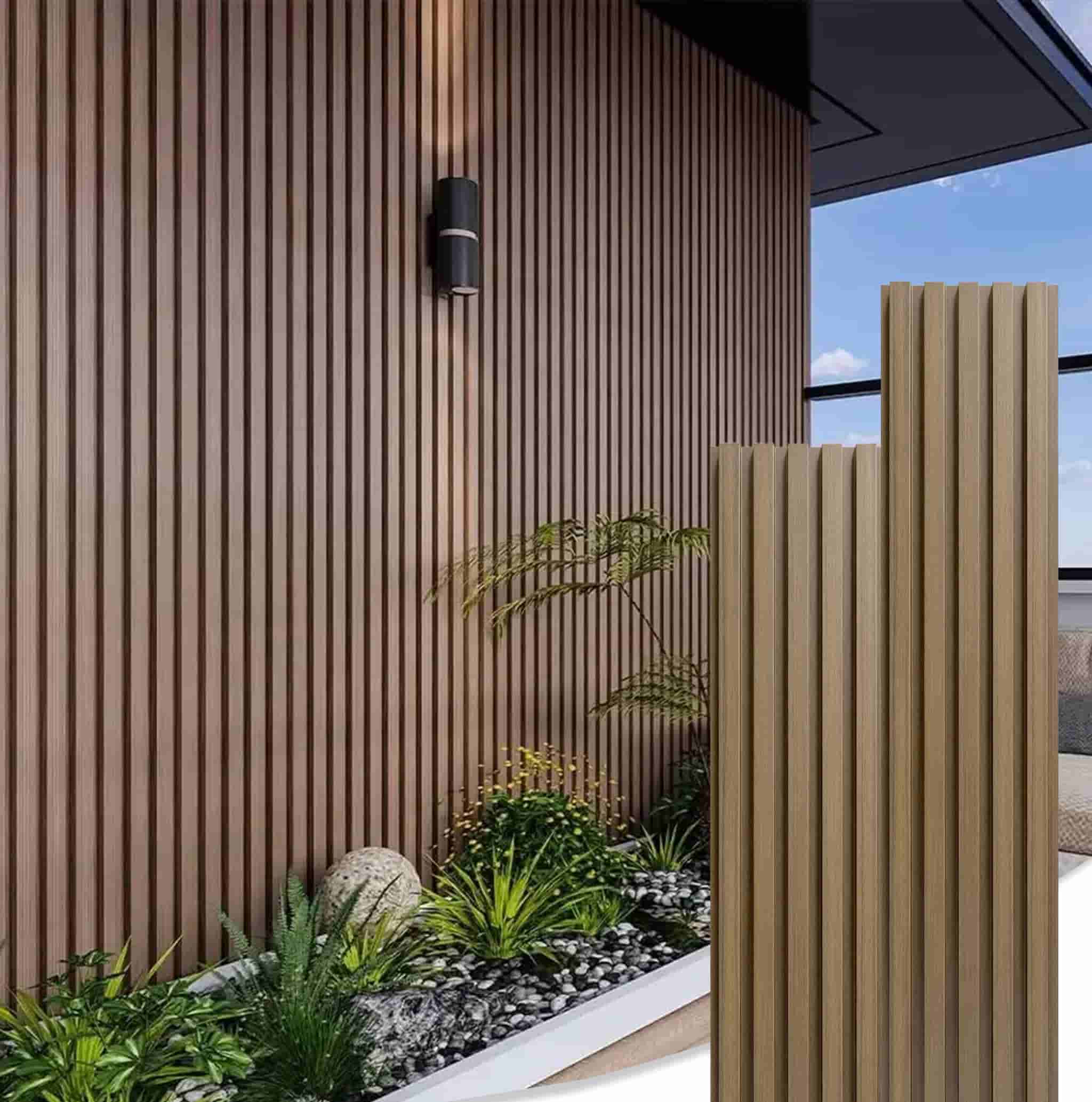 Panel Tahan UV Pelapis Dinding Necowood ASA
