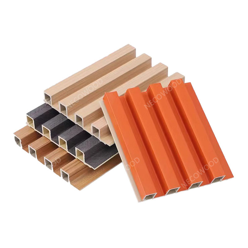 WPC Bamboo Fiber Grille Panel Dinding Besar